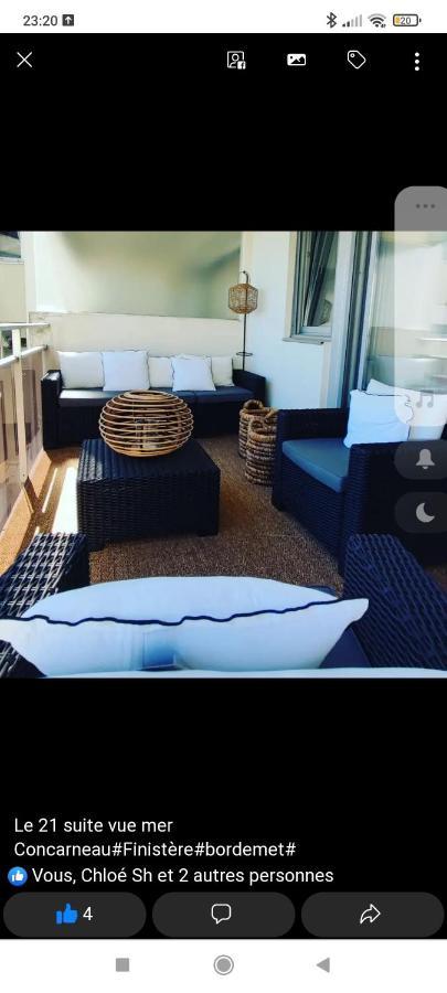 קונקרנו La Suite Appartement Pleine Vue Mer מראה חיצוני תמונה